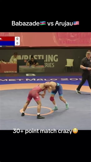 Babazade 🇦🇿 vs World champion Arujau🇺🇸 Crazy wrestling match uww muhammet Malo ranking series 2026 #kavkaz #борьба #azerbaycan🇦🇿 #america #wrestling