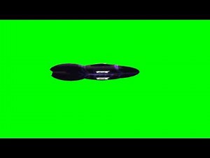 Alien Spaceship - greenscreen effects - free use