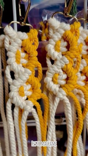 PART 1 Tutorial Macrame Keychain #macrametutorial #macrame #macrameindonesia #keychain #souvenir