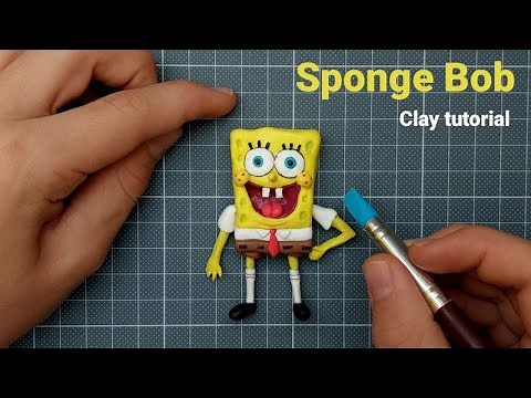 Sponge Bob clay tutorial