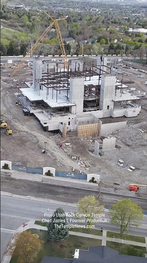 Temple News highlights the journey of construction updates for the Provo Utah Rock Canyon Temple