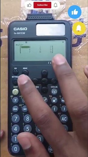 Calculating Square of 3X3 Matrix in scientific calculator | CASIO fx-991CW | Tech Nurav
