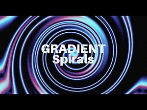 SPIRAL GRADIENTS| PHOTOSHOP TUTORIAL