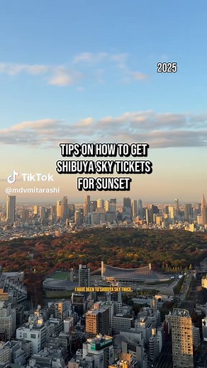 Tips on how to get Shibuya Sky tickets for sunset! #tokyo #japan #japan2026 #shibuyasky #tutorials How to get sunset tickets for Shibuya sky | shibuya sunset | shibuya sky at sunset | things to do in Tokyo | things to do in Shibuya