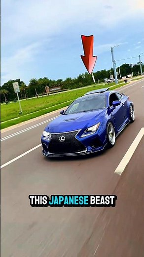 The Most Beautiful Japanese Muscle Car Ever 😳 | Lexus RC F 🇯🇵🔥