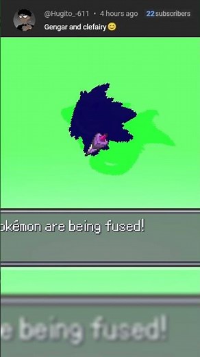 Gengar x Clefairy Pokemon Infinite Fusions