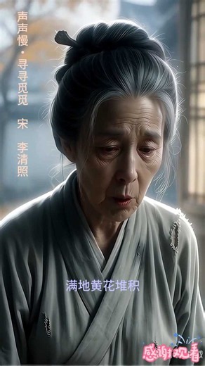 千古第一叠字！读懂李清照《声声慢》，读懂晚年无尽孤苦