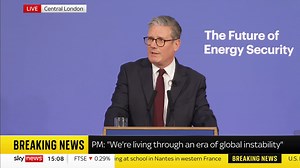88K views · 1.2K reactions | "Energy security is national security" Prime Minister Keir Starmer has stressed the need for the UK to become self-reliant in terms of energy, in an era of "global instability" https://trib.al/kdXA2Dr  Sky 501, Virgin 602, Freeview 233 and YouTube | Sky News | Facebook