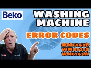 Test mode diagnostic Beko WM6143B, WM6143S, WM6143W washing machine to repair faults and test errors