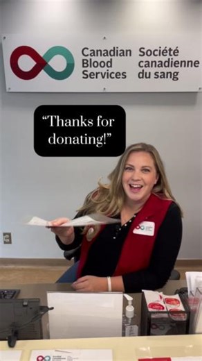We know it’s cold outside, but coming to our donor centres is worth it and giving blood is a great way to put a smile on somebody’s face! 💕 You may even have a little fun while you’re at it! We know we do. This winter, embrace a new opportunity to give back in your community. Become a blood or plasma donor. Book your appointment today using the GiveBlood app or by visiting https://ow.ly/My0E50QqVxG | Canadian Blood Services