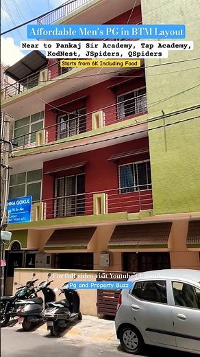 Men's PG in BTM Layout Bangalore