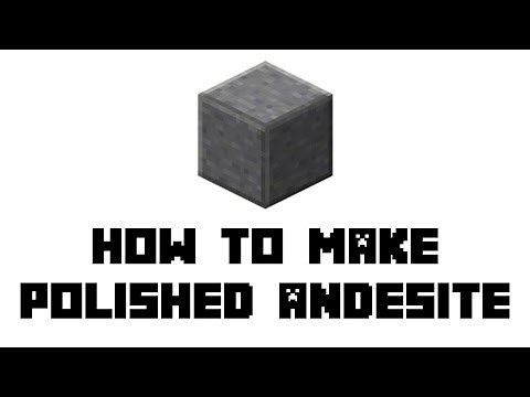 Minecraft Survival: How to Make Polished Andesite