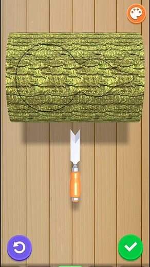 Level 5645- make your own cup of water from wood . #game #turing #woodturing #typ