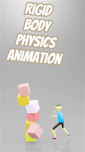 Rigid Body Physics Animation || #3danimation