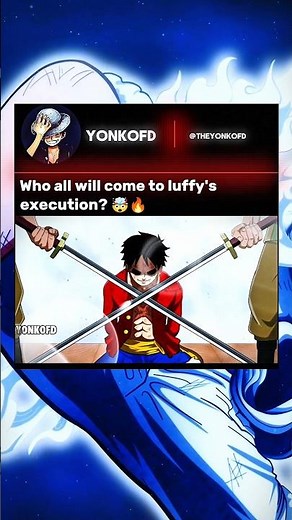 luffy's execution #onepiece #luffy