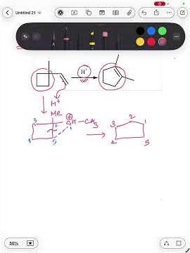 Mechanism of Ring Expansion #jeemains #education #jeebatch #reactionmechanism #jee #organicchem