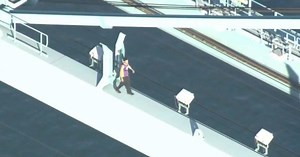 Naked crane climber tumbles to his death