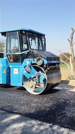 Asphalt Base course laying #viral #automobile #asphaltpavement #asphaltconcrete #viralvideo #farming