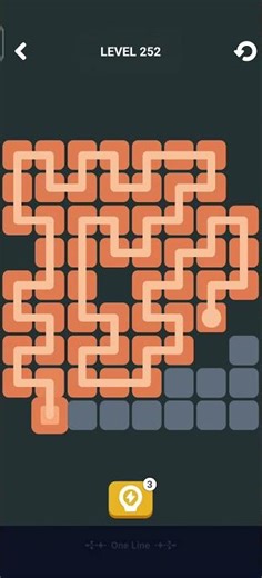 Block Blast One Line Level 252 Solution & Walkthrough | Puzzle Game (Android & iOS Shorts)