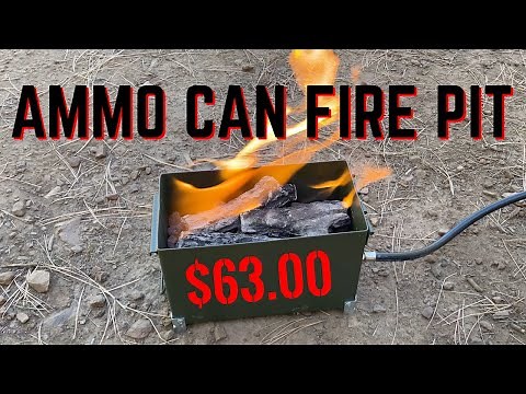 Step by Step How-To Build A $63 Ammo Can Fire Pit