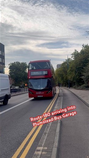 Route 180 arriving into Plumstead Bus Garage w/ Assault Alarms! #youtubeshorts