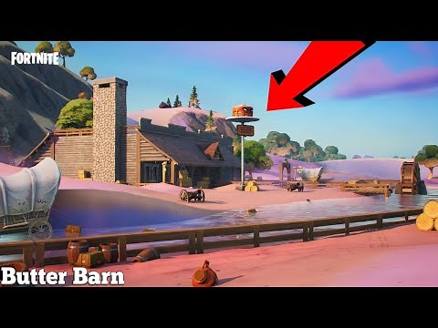 *NEW* BUTTER BARN LOCATION GAMEPLAY - FORTNITE LOOTING GUIDE