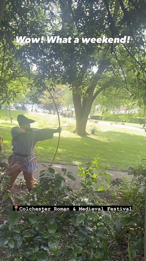 Colchester enjoyed another epic weekend at the Roman & Medieval Festival in Castle Park! It never disappoints!☀️ From historical reenactments to vibrant market stalls, it was the perfect sunny day out. Already counting down to its sister event, the Food & Drink Festival, later this month! 🍴🎉 | Colchester City Council