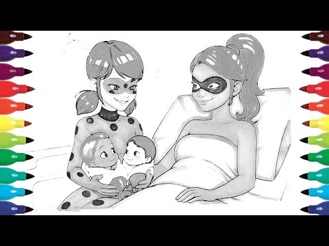 Top Miraculous Ladybug Coloring Pages 🎨 | Ladybug, Cat Noir & Friends | Happy Draw