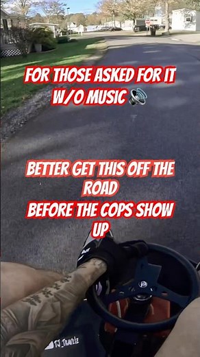 XL Crazy Cart got me into Trouble | w/o music #crazycart #razor #taxigarage #gokart #drift #karting