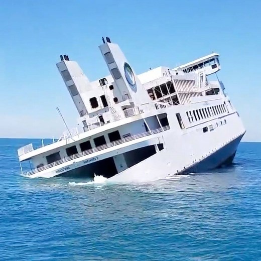 71M views · 629K reactions | Look how fast this car carrier sinks off the coast of Delaware | Supercar Blondie | Facebook