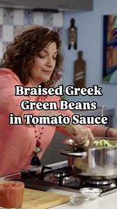 27K views · 720 reactions | Braised Greek Green Beans in Tomato Sauce...