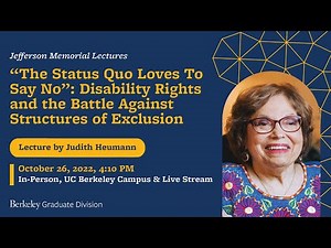 "The Status Quo Loves to Say No": Disability Rights - Battle Against Exclusion