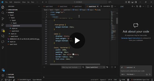 #webdevelopment #formvalidation #frontenddevelopment #html #css #javascript #webdesign #uidesign #codingjourney #learningeveryday #developerlife #techskills #projects #kodbud | Bholu Kumar