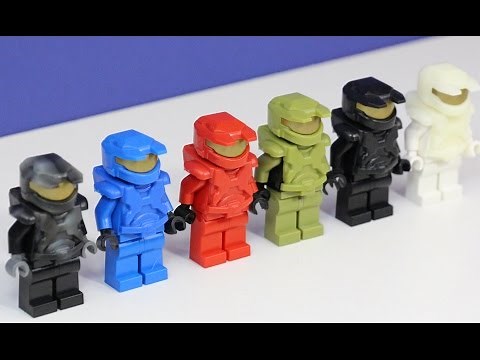 Custom LEGO Halo Armor: X39BrickCustoms Mark 5 Halo Armor NEW Colors!
