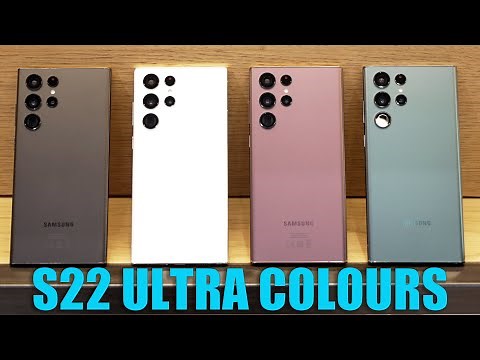 Samsung Galaxy S22 Ultra Colours