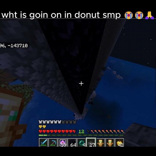 what is goin on in donut smp😭😭🙏 #memes #minecraft #donutsmp #glich #drdonutt