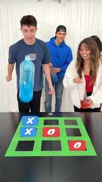 Bottle Flip Tic Tac Toe Battle!