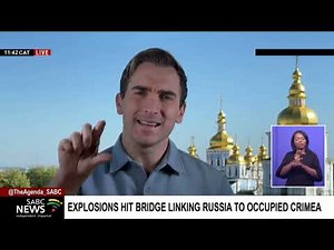 Explosions hit bridge linking Russia to occupied Crimea