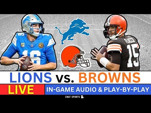Lions vs. Browns Live Streaming Scoreboard, Play-By-Play, Game Audio & Highlights | NFL Week 4
