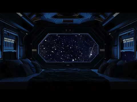Galactic Starship Ambience 🌌 Sleep & Focus Sounds for Peaceful Slumber & Productive Study