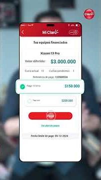 ¿Tienes equipo financiado? 📱 Págalo fácil desde la App Mi Claro