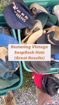 How to restore destroyed vintage hats #vintageclothing #hats #vintagehats #mensfashion