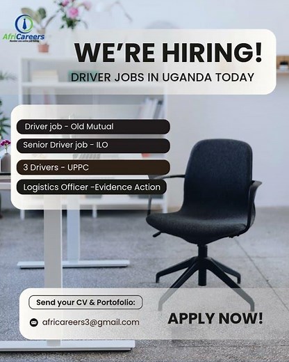 High Paying Driver Jobs in Uganda (8 new) - September 2025