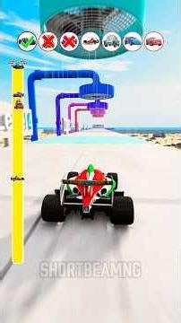 Pixar Cars VS Big Fans #beamngdrive