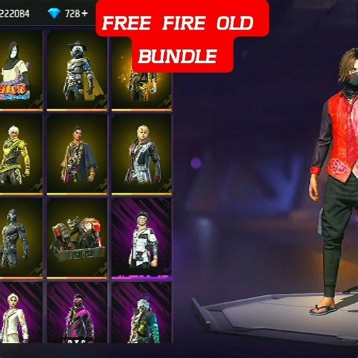“Free Fire Old Bundle 🔥 Rare Bundle Collection 2025#shorts