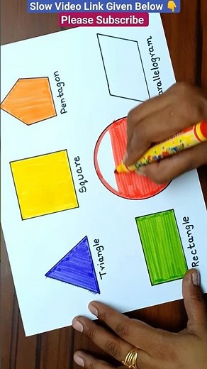 Geometrical Shapes Drawing | 2D Shapes Drawing | Basic Shapes Drawing | Shapes Drawing