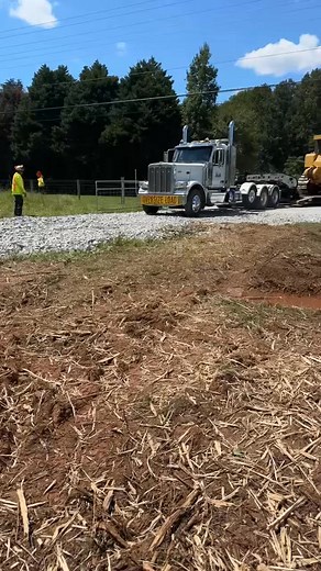 Another Big Day on the Job! Our crew has been wide open — hauling equipment, pushing dirt, and keeping our projects moving. From loading up the dozer to working machines in the field, they put in solid work every single day. Proud of this team. Check out a few clips of them in action! 👇 Thanks for the videos Chandler! #RightOfWayCrew #HeavyEquipment #TeamWork | H&L Clearing, LLC