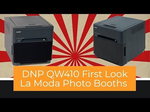DNP QW410 is the smallest photo booth printer I would buy.