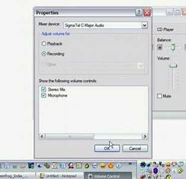 How to setup Stereo Mix in XP