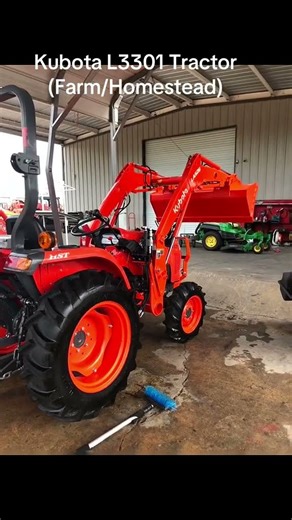 KUBOTA L3301 GETS THE JOB DONE RIGHT #countryliving #homestead #rurallife #gardening #farmlife